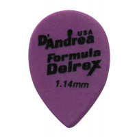Медиаторы 72шт D'Andrea RD358-1.14XH, маленькая капля, матовая поверхность.