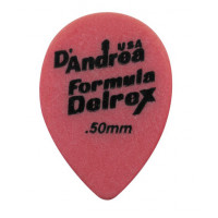 Медиаторы 72шт D'Andrea RD358.50TH, маленькая капля, матовая поверхность.