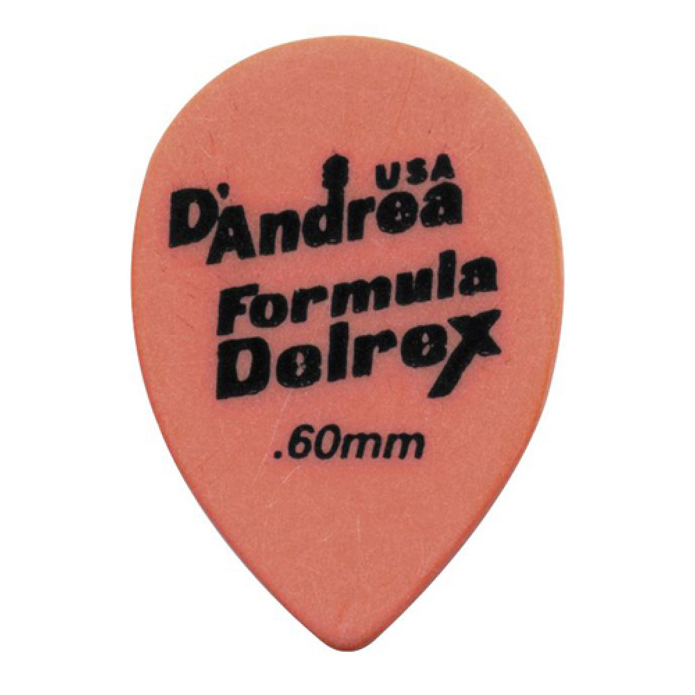 RD358.60TM Медиаторы 72шт, маленькая капля, матовая поверхность. D`Andrea