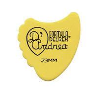 Медиаторы D'Andrea RD390-073MD Formula Delrex, 72шт, делрин, 0.73мм, гребенка