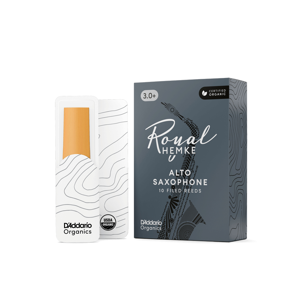 RHKP10ASX305 Royal Hemke Organic Трости для саксофона альт, размер 3.0+, 10шт, D'Addario