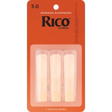 RIA0330 Rico Трости для саксофона сопрано, размер 3.0, 3шт, Rico