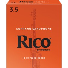 RIA1035 Rico Трости для саксофона сопрано, размер 3.5, 10шт, Rico