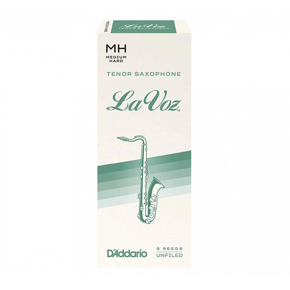 RKC05MH La Voz Трости для саксофона тенор, средне-жесткие (Medium-Hard), 5шт, Rico