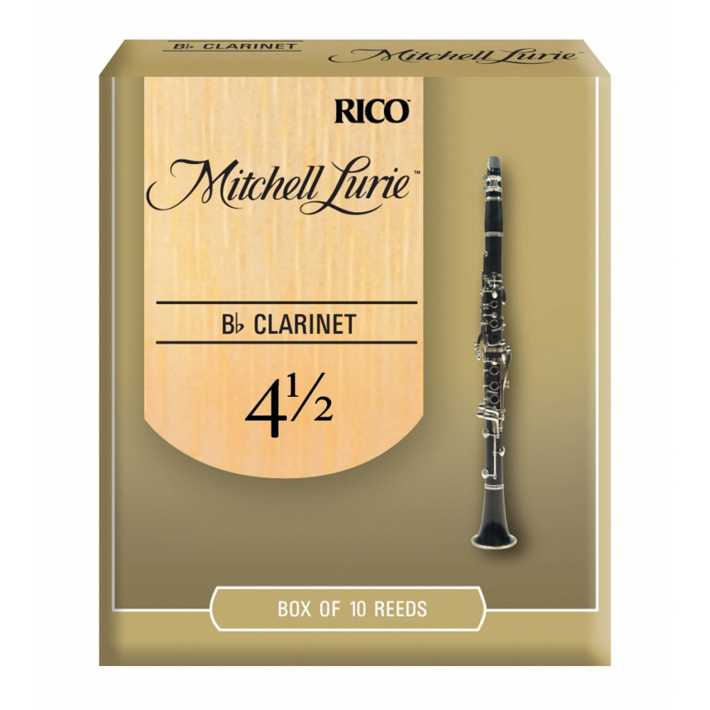 RML10BCL450 Mitchell Lurie Premium Трости для кларнета Bb, размер 4.5, 10шт, Rico