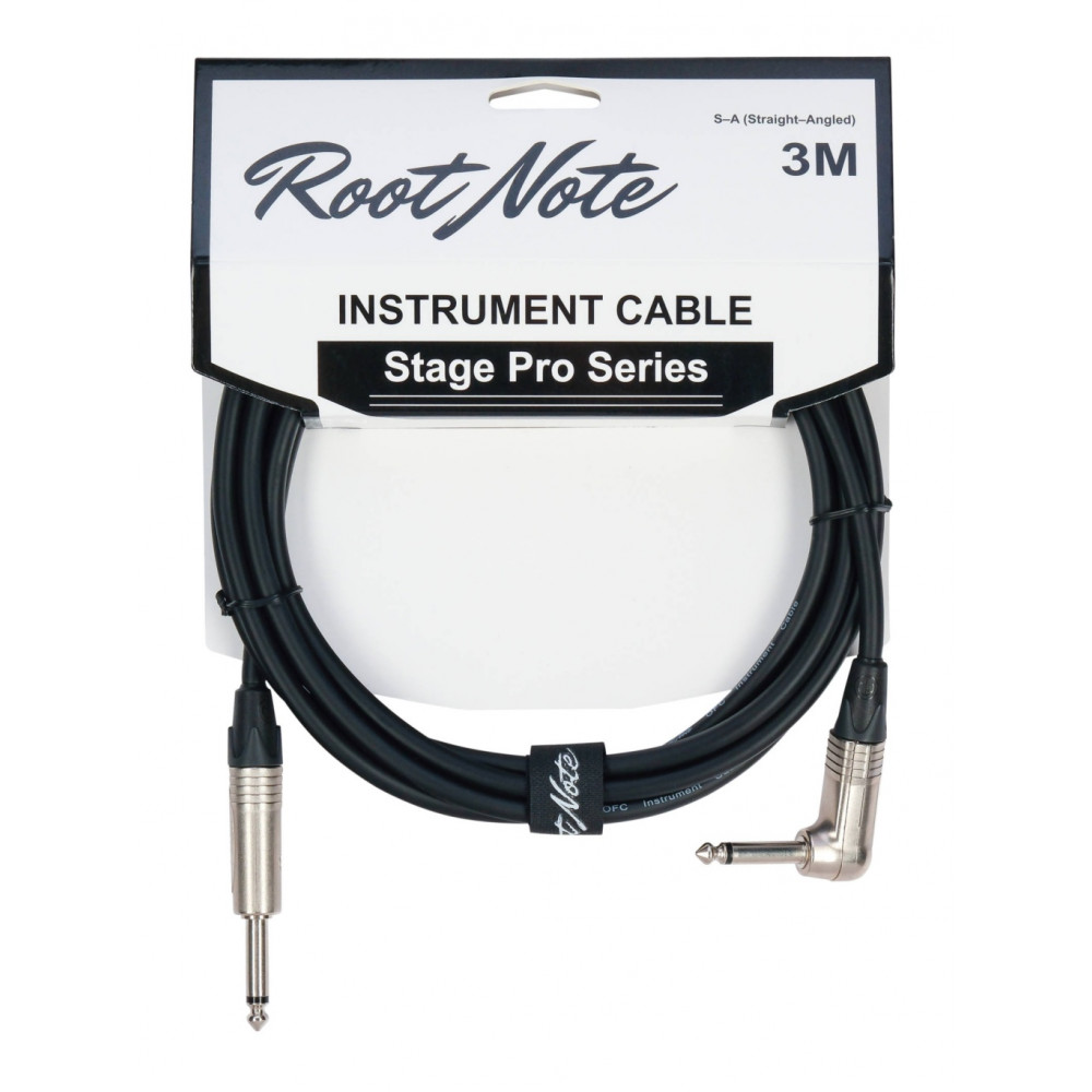 RN-IC-SA-3M-PRO Кабель инструментальный, прямой/угловой, 3м, Root Note