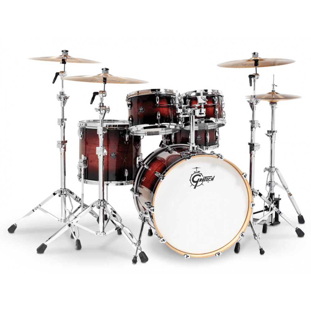 RN2-E825-CB Renown Барабанная установка, красная (3 коробки), Gretsch