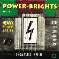 RP110 Power-Brights Heavy Bottom Комплект струн для электрогитары, 10-50, Thomastik