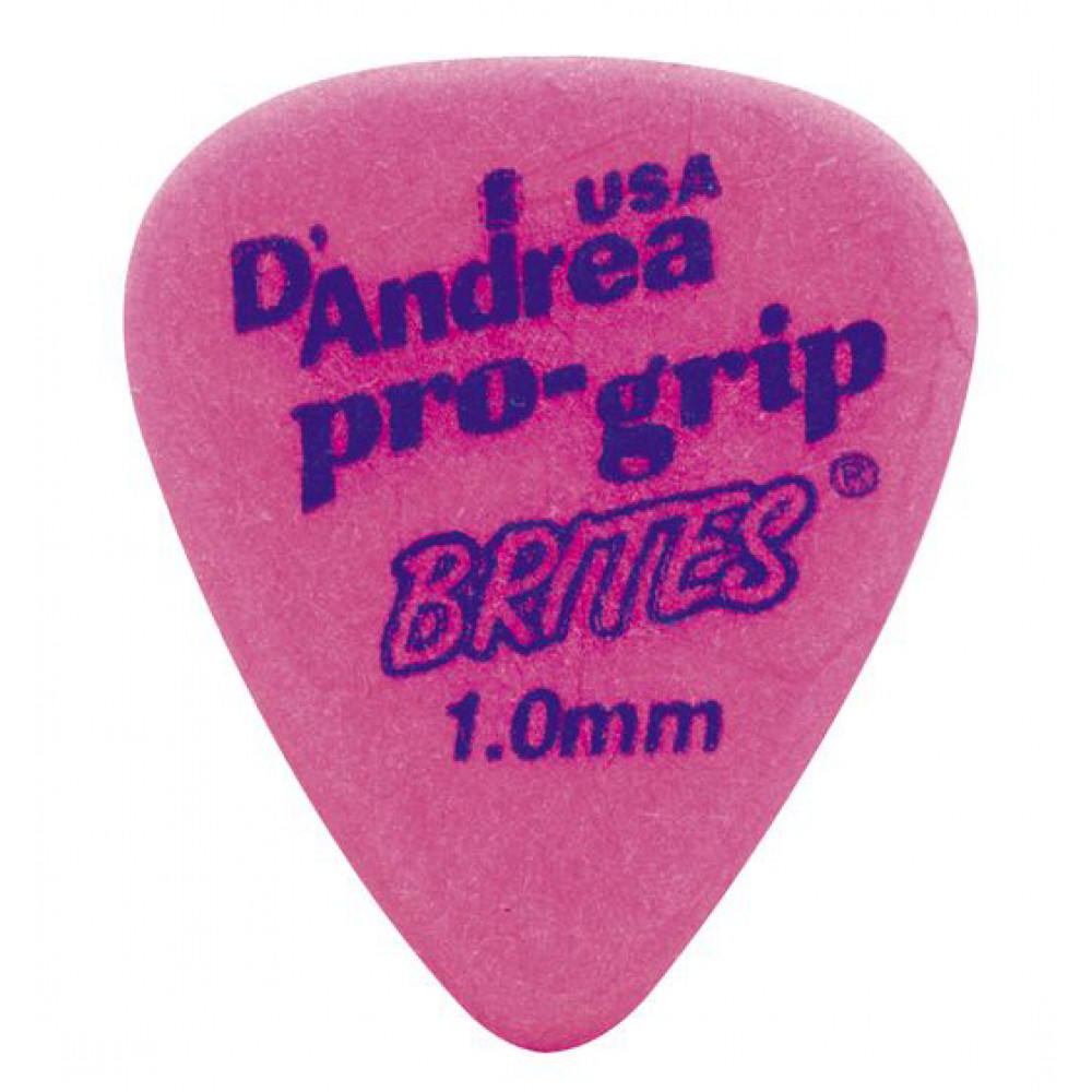 RPGB351_1.0HV ProGrip Brites Медиаторы, дерлин, 72шт, 1.0мм, D'Andrea