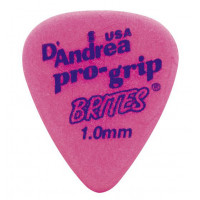 Медиаторы D'Andrea RPGB351_1.0HV ProGrip Brites, дерлин, 72шт, 1.0мм