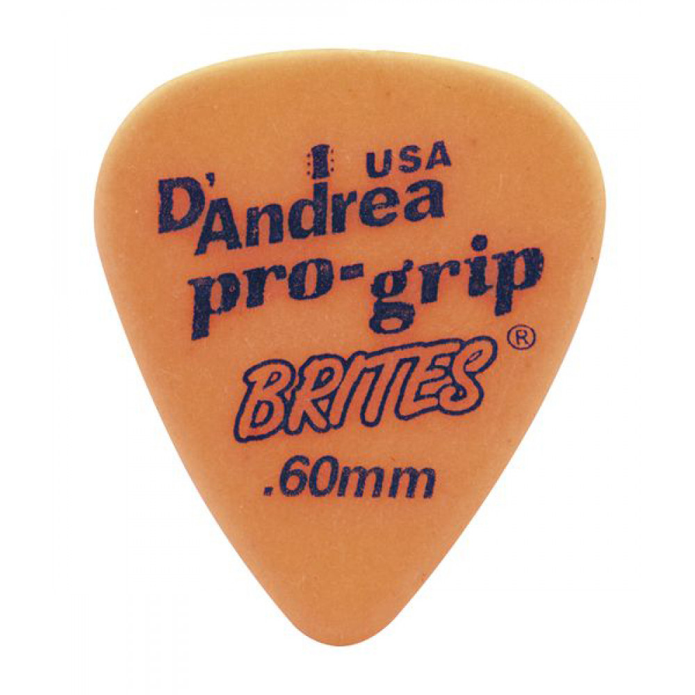 RPGB351.60TM ProGrip Brites Медиаторы, дерлин, 72шт, 0.60мм, D'Andrea