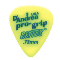 Медиаторы D'Andrea RPGB351.73MD ProGrip Brites, дерлин, 72шт, 0.73мм