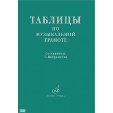 15988МИ Таблицы по музыкальной грамоте. Для ДМШ /сост. Вахромеева Т., издательство «Музыка»