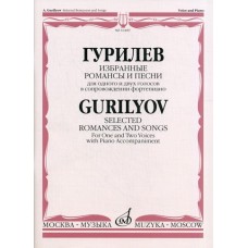 16489МИ Гурилев А. Избранные романсы и песни. Для одного и двух голосов в сопр. ф-о, Издат. "Музыка"