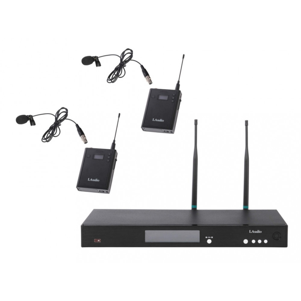 RWS-2BLV Беспроводная микрофонная система, 2 петличных микрофона, LAudio