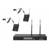 Беспроводная микрофонная система LAudio RWS-2BLV, 2 петличных микрофона