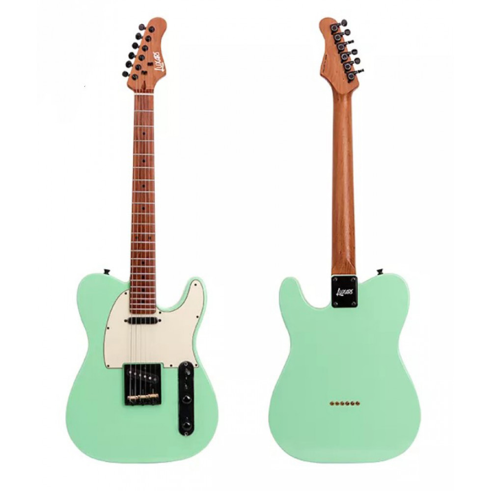 S-G17-PRO-SG Электрогитара, зеленая, Luxars