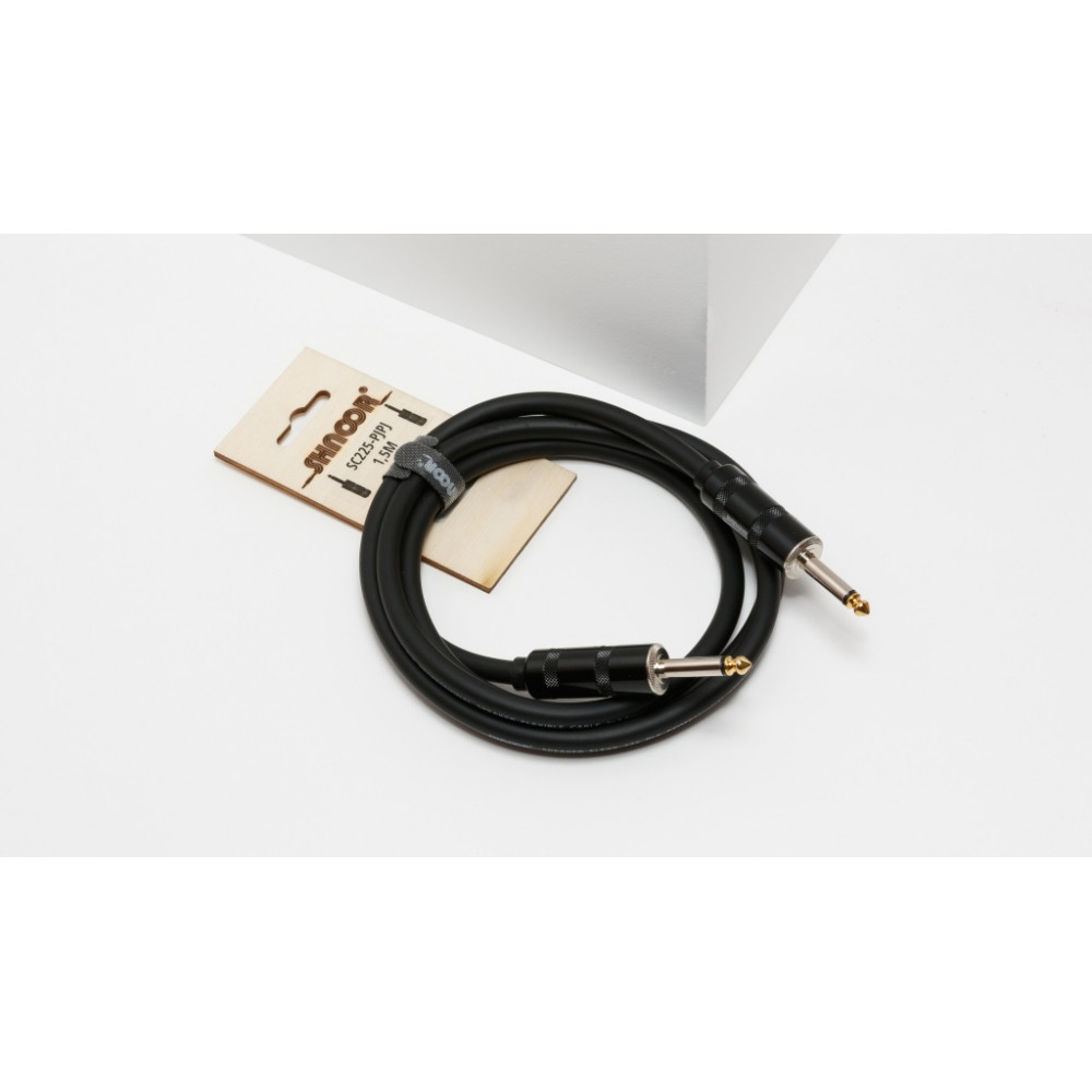 SC225-PJPJ-6m Кабель для гитарного усилителя, 2х2,5мм, Powerjack, 6м, SHNOOR