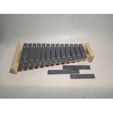 SGS1 Колокольчики (глокеншпиль) сопрано диатоника, 13 нот +3 дополнительных, Sinkopa