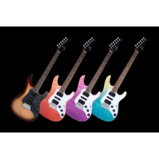 SL810-BLBT Электрогитара со встроенным процессором, голубая, GTRS