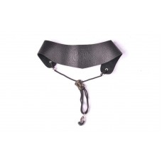 SS-1 Ремень для саксофона альт, тенор, кожаный, регулируемый, Мозеръ