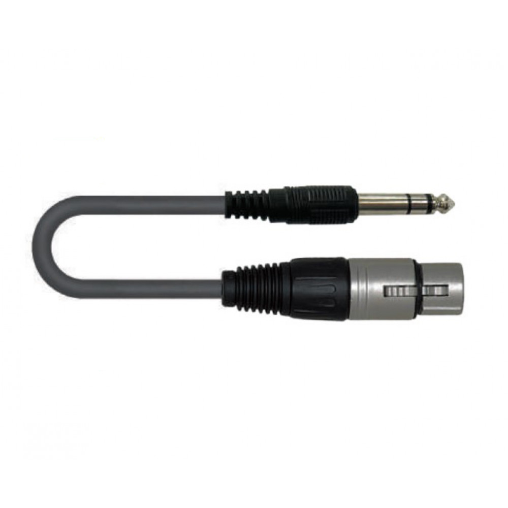 STBF-5 Кабель акустический XLRf-6.3мм, 1.5м, Leem