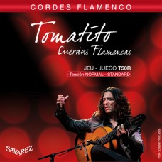 T50R Flamenco Tomatito Комплект струн для классической гитары, норм.натяжение, посеребр., Savarez