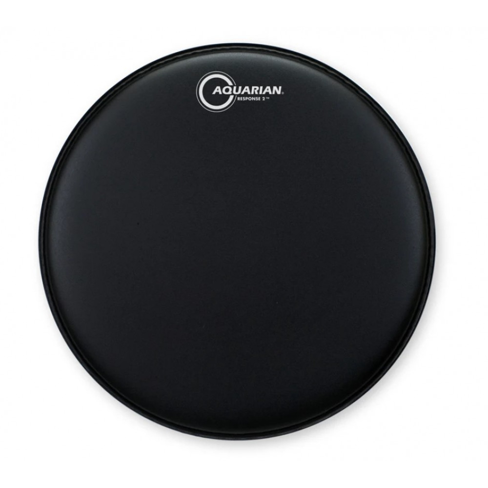 TCRSP2-22BK Response 2 Texture Coated Пластик для бас-барабана 22", черный, Aquarian