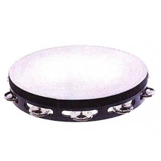 THD10BK Тамбурин 10" с кожей, черный, Fleet