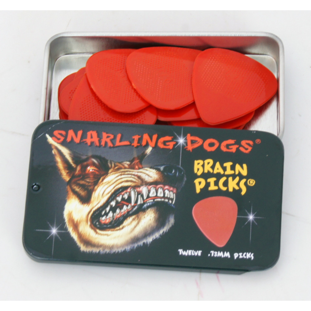 TNSDB351-73 Brain Picks Медиаторы 12шт, толщина 0.73, Snarling Dogs