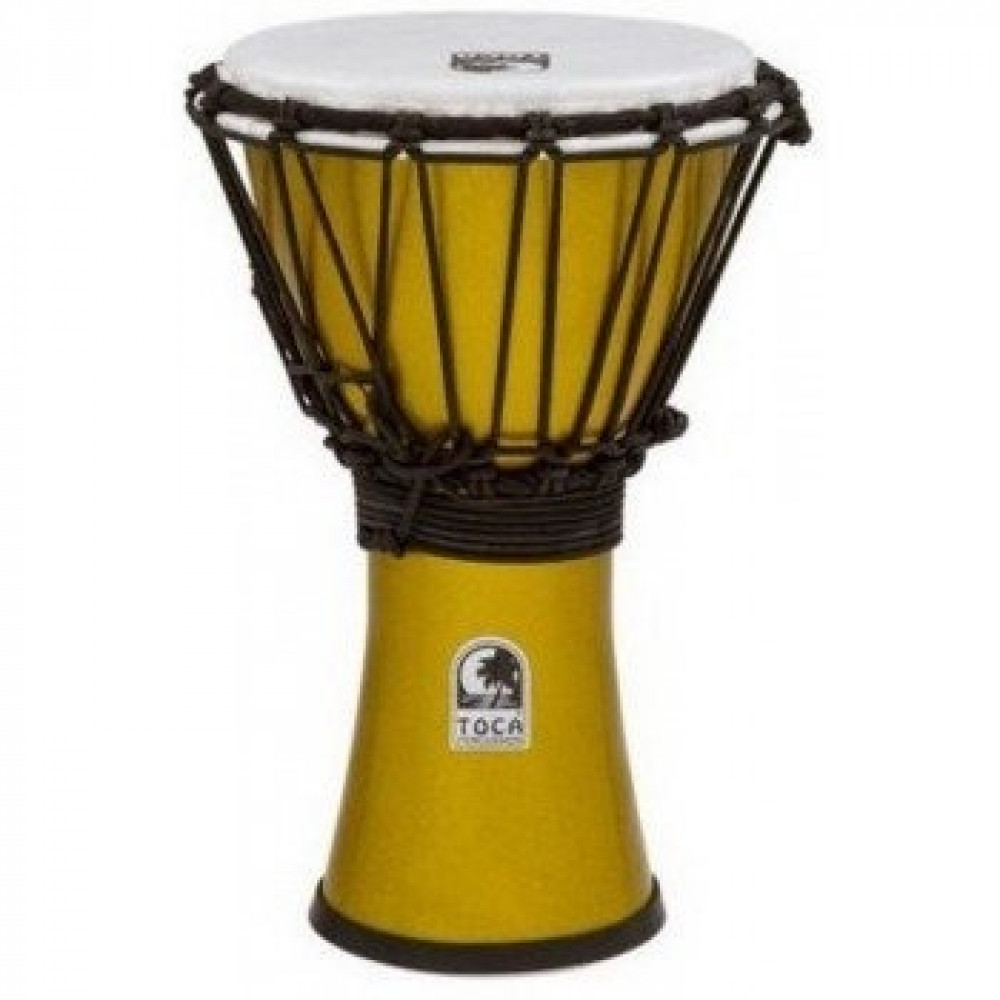 TOCA TFCDJ-7MY Freestyle Metallic Yellow джембе