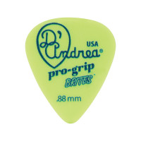 Медиаторы D'Andrea TPGB351.88MH Pro-Grip Brites, 12шт, делрин, 0.88мм, стандартные