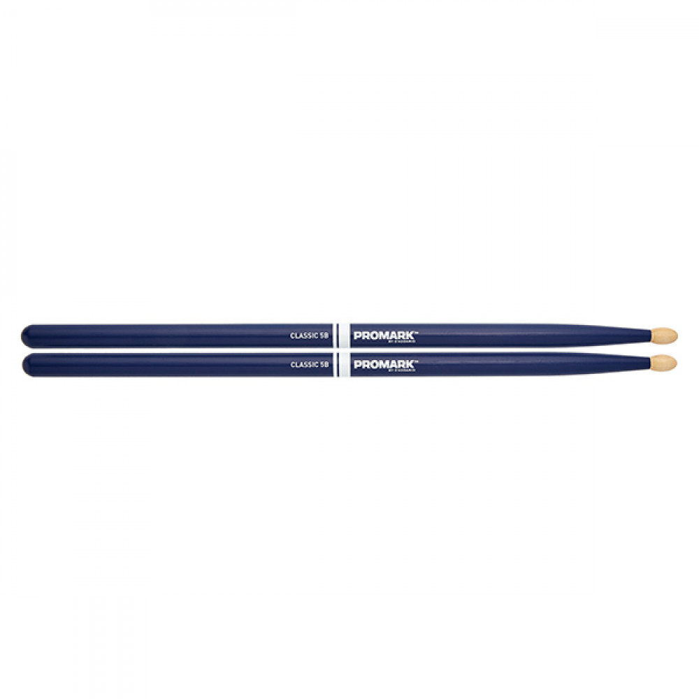 TX5BW-BLUE 5B Барабанные палочки, синие, орех гикори, деревянный наконечник, ProMark