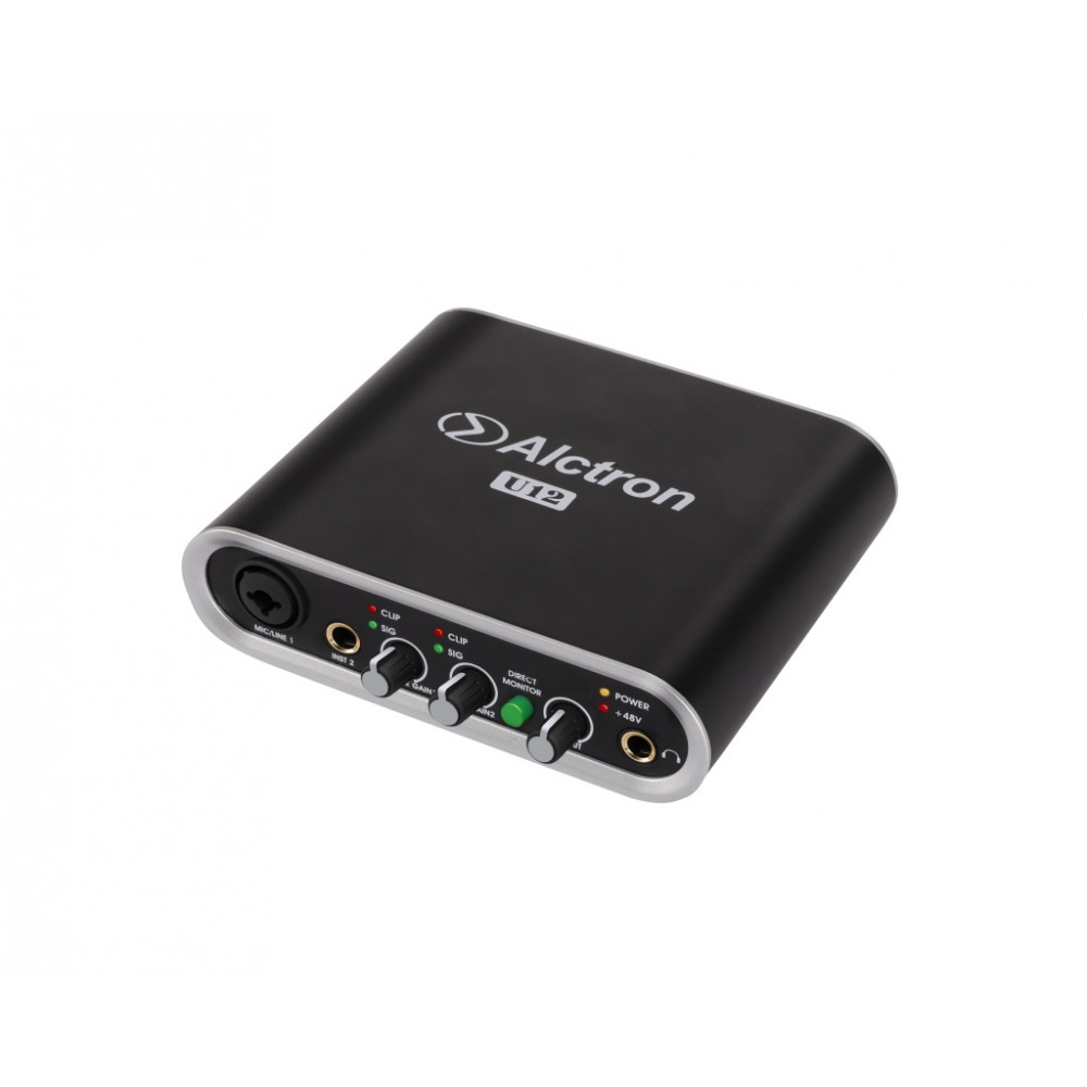 U12-BK Звуковая карта USB, 24 бит/96 кГц, Alctron