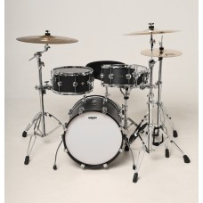 UBb-BL-1816/4 Барабанная установка компактная "Ракушка", чёрная, Мастерская Бехтеревых