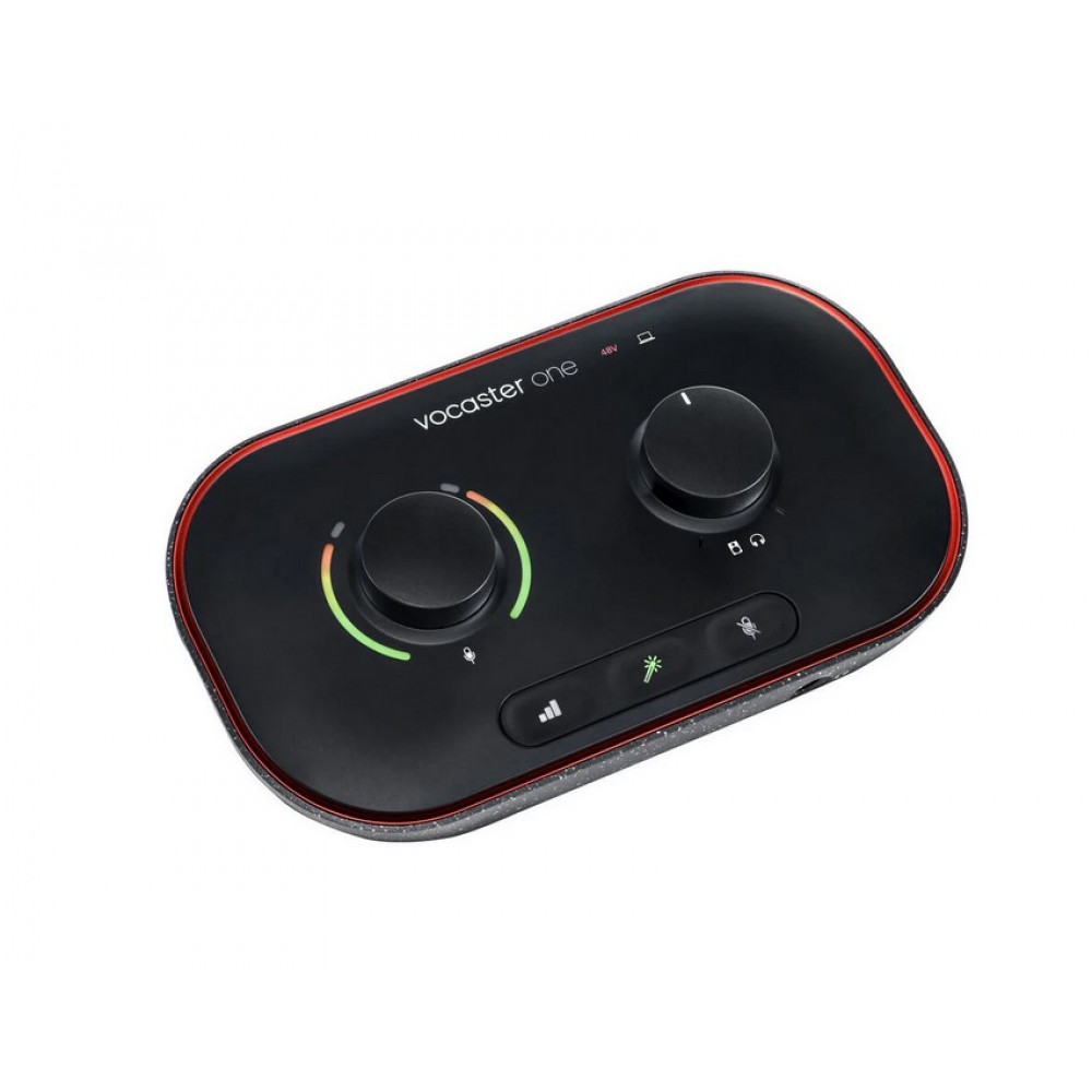 Vocaster-One Vocaster One Звуковая карта вокальная USB, 24 бит/48 кГц, Focusrite