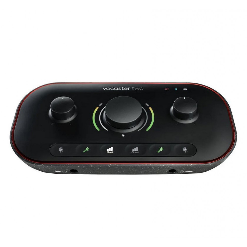 Звуковая карта Focusrite Vocaster-Two Vocaster Two, USB для стриминга, 24 бит/48 кГц