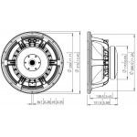 Динамик Lavoce WAF122.50-4, 12", 700Вт, 4 Ом