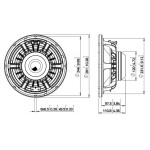 Динамик Lavoce WAN103.01-16, 10" басовый, 900Вт, 16 Ом