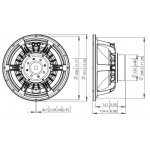 Динамик Lavoce WAN123.00-8, 12", 1000Вт, 8 Ом