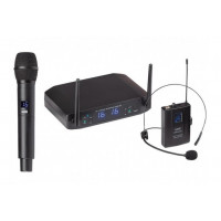 Беспроводная микрофонная система Soundsation WF-U216HP, ручной и головной микрофон