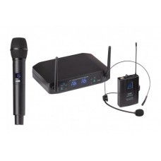 WF-U216HP Беспроводная микрофонная система, ручной и головной микрофон, Soundsation