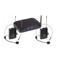 Беспроводная микрофонная система Soundsation WF-U216PP, 2 головных микрофона