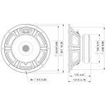 Динамик Lavoce WSF102.50, 10" басовый, 500 Вт, 8 Ом
