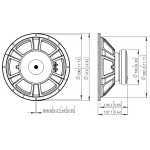 Динамик Lavoce WSF122.50, 12", 500Вт, 8 Ом