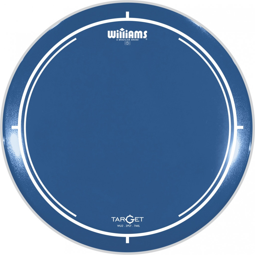 WU2-7MIL-18 Target Series Blue Пластик для бас-барабана 18", синий, Williams