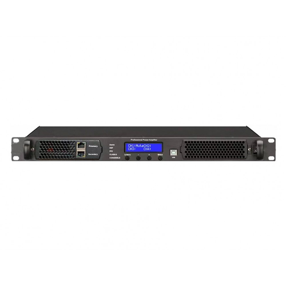 XAD-0.6K4D Усилитель мощности, 600Вт х4, DSP и DANTE, Biema