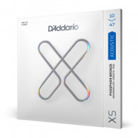 Комплект струн для 12-струнной акустической гитары D'Addario XSAPB1047-12 XS, фосф.бронза, 10-47