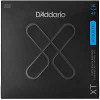Комплект струн для 12-струнной акуст D'Addario XTAPB1047-12 XT, гитары, ф.бронза,10-47, с покрытием