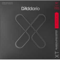 XTC45TT XT Комплект струн для классической гитары, посеребр., норм.натяжение, с покрытием, D'Addario